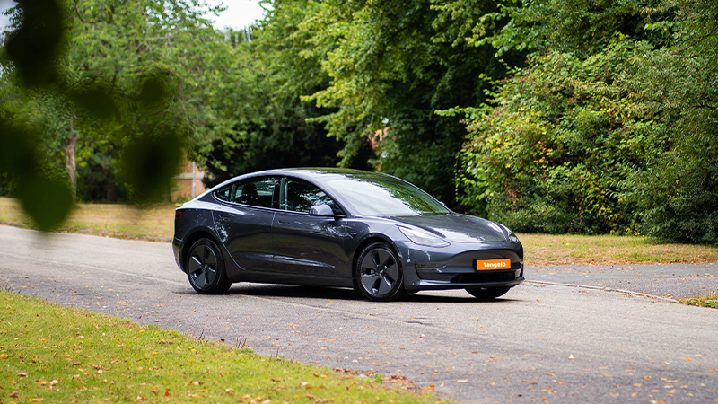 Grey Tesla Model 3